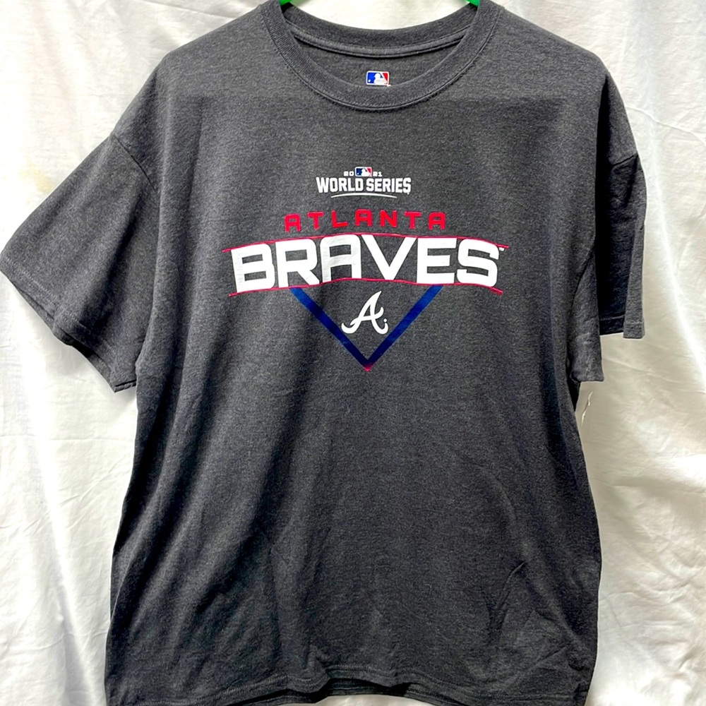 NEW!!! Atlanta braves 20-21 World Series tee men sz xl